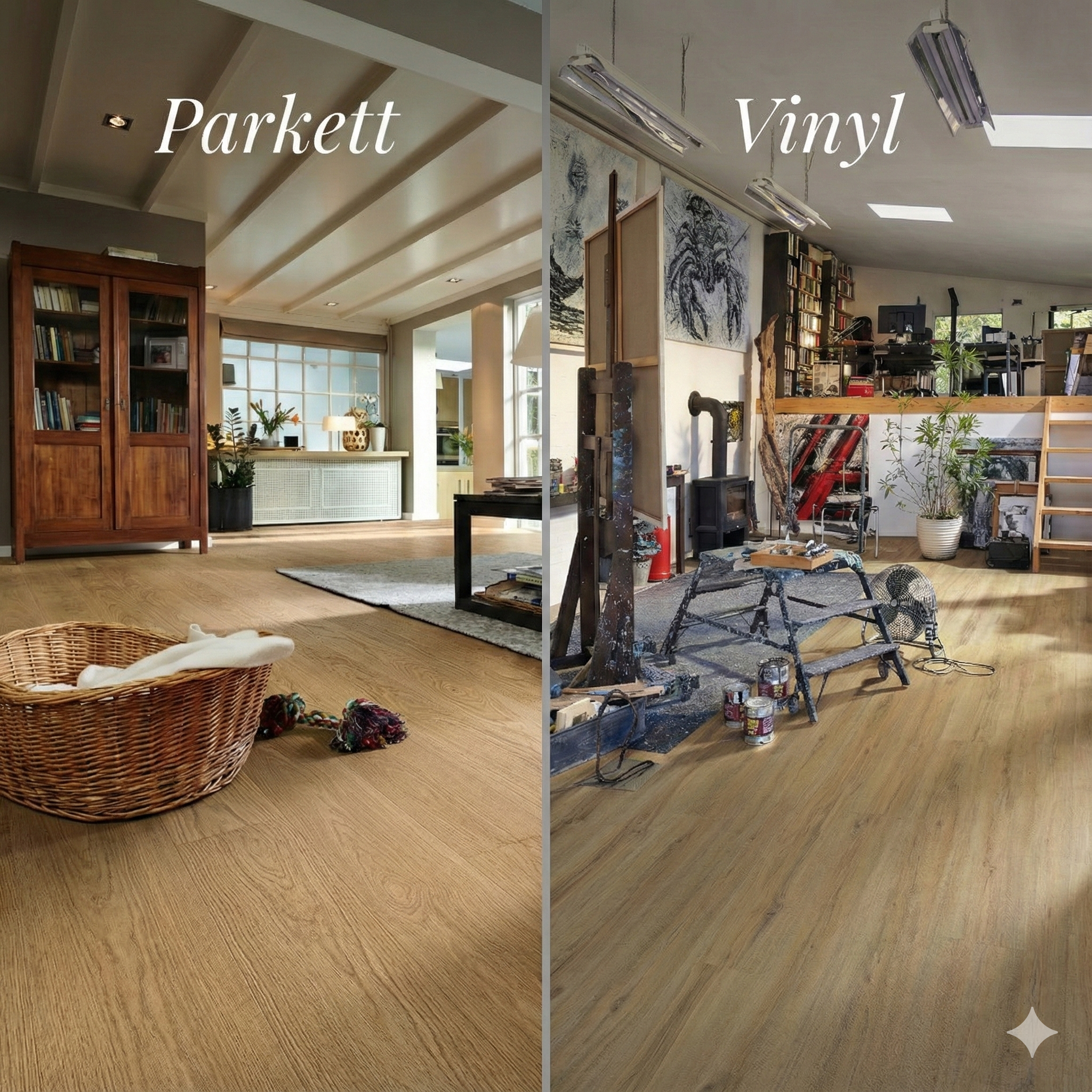 Parkett oder Vinyl? Die Entscheidungshilfe für Neubau und Renovierung