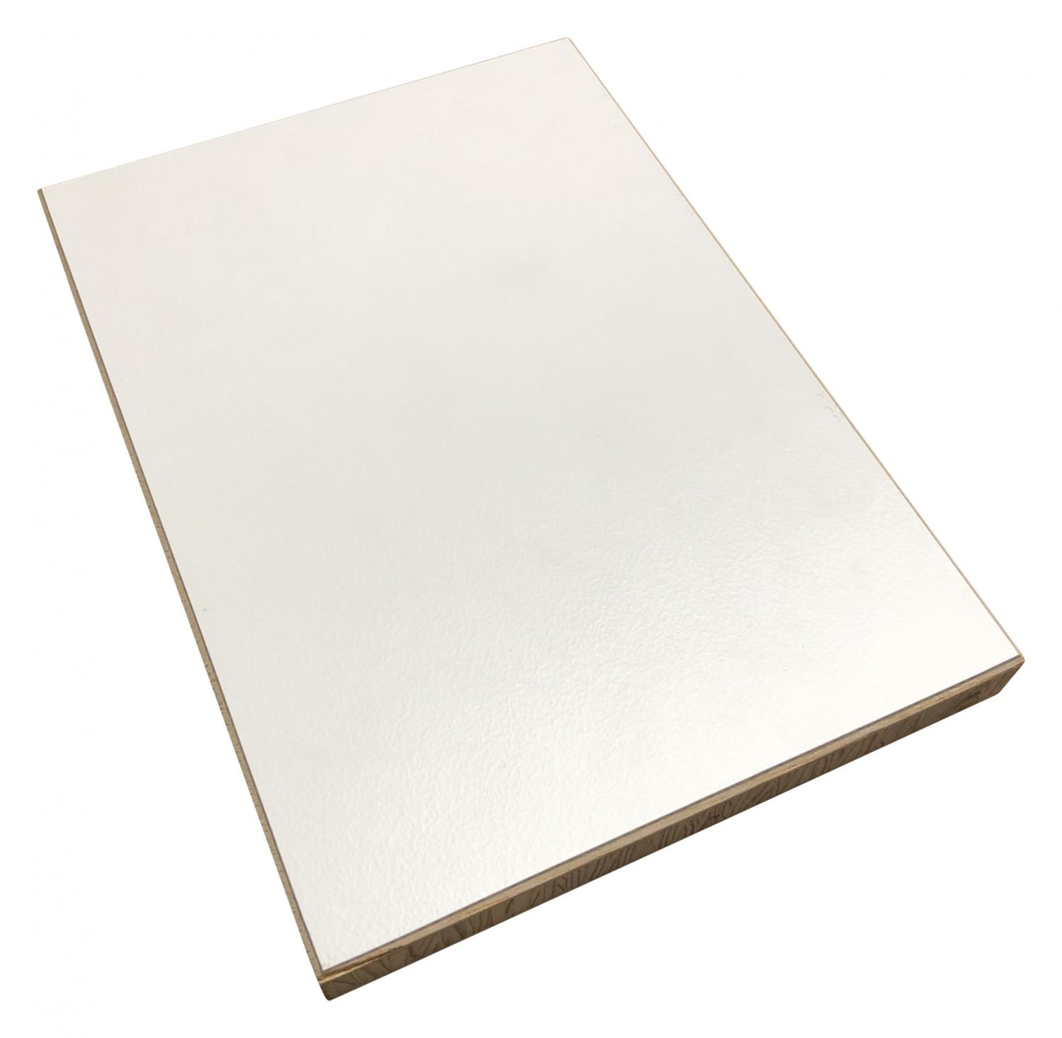 19 mm Stabplatte Deco 3-fach IF - weiß seidenmatt (Melamin)_0 19 mm Stabplatte Deco 3-fach IF - weiß seidenmatt (Melamin)_0