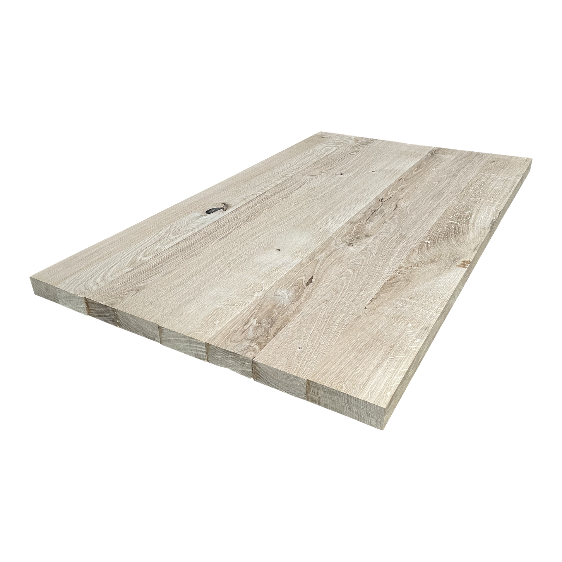 40 mm Eiche Treppenstufen, rustikal, durchgehende Lamellen, FALLENDE Lamelle - 40-80mm_0