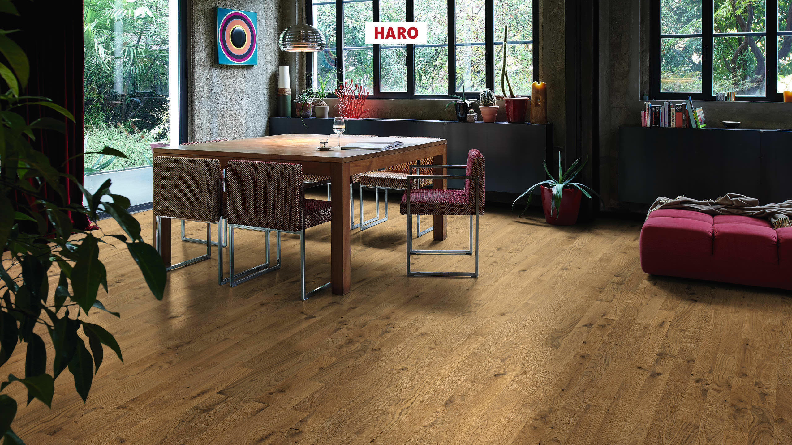 10 mm HARO Parkett Serie 4000 - Eiche Naturale, strukturiert_1