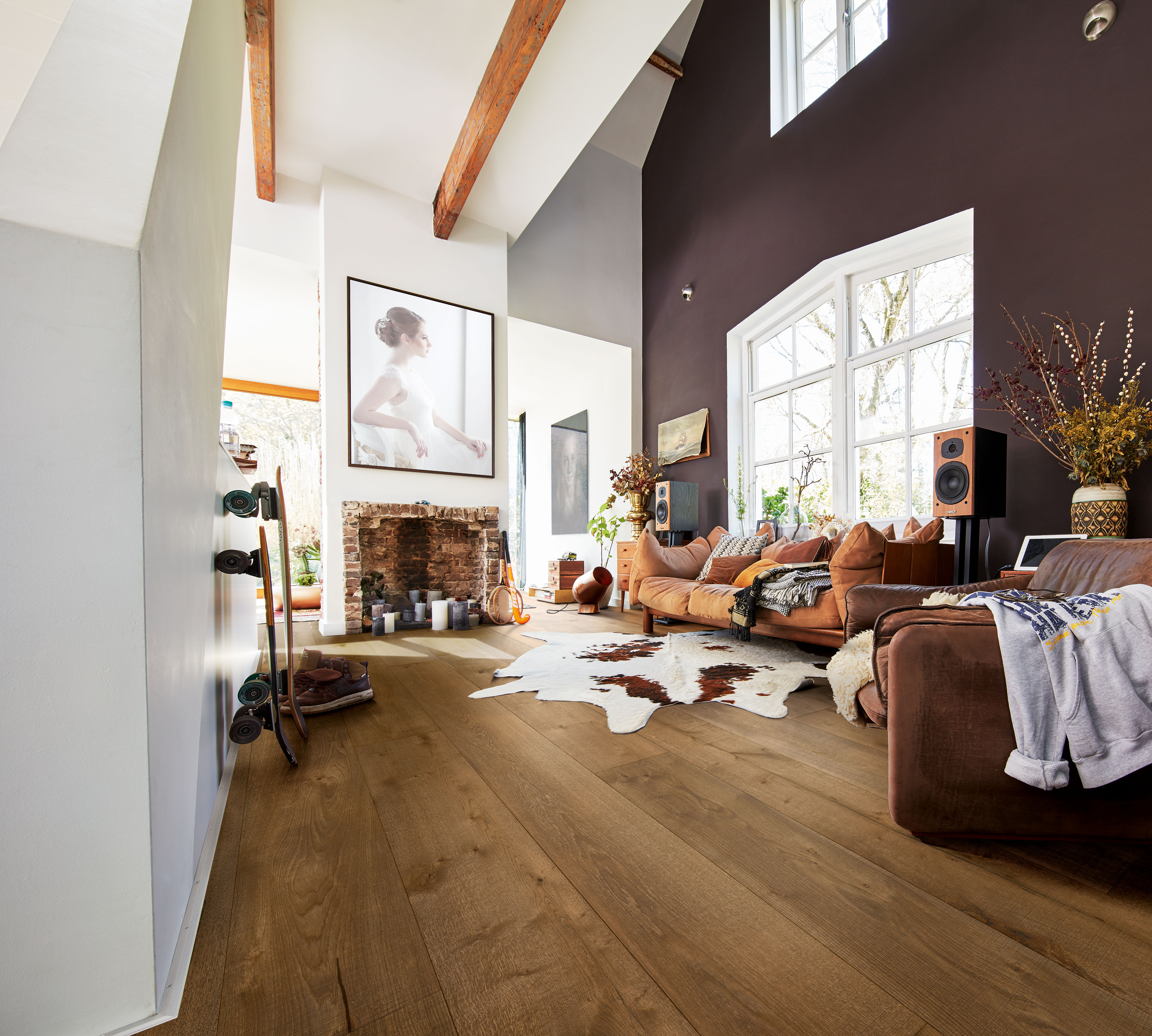 11 mm Lindura-Holzboden HD 400 naturgeölt - Eiche authentic olivgrau 08903_1 11 mm Lindura-Holzboden HD 400 naturgeölt - Eiche authentic olivgrau 08903_1