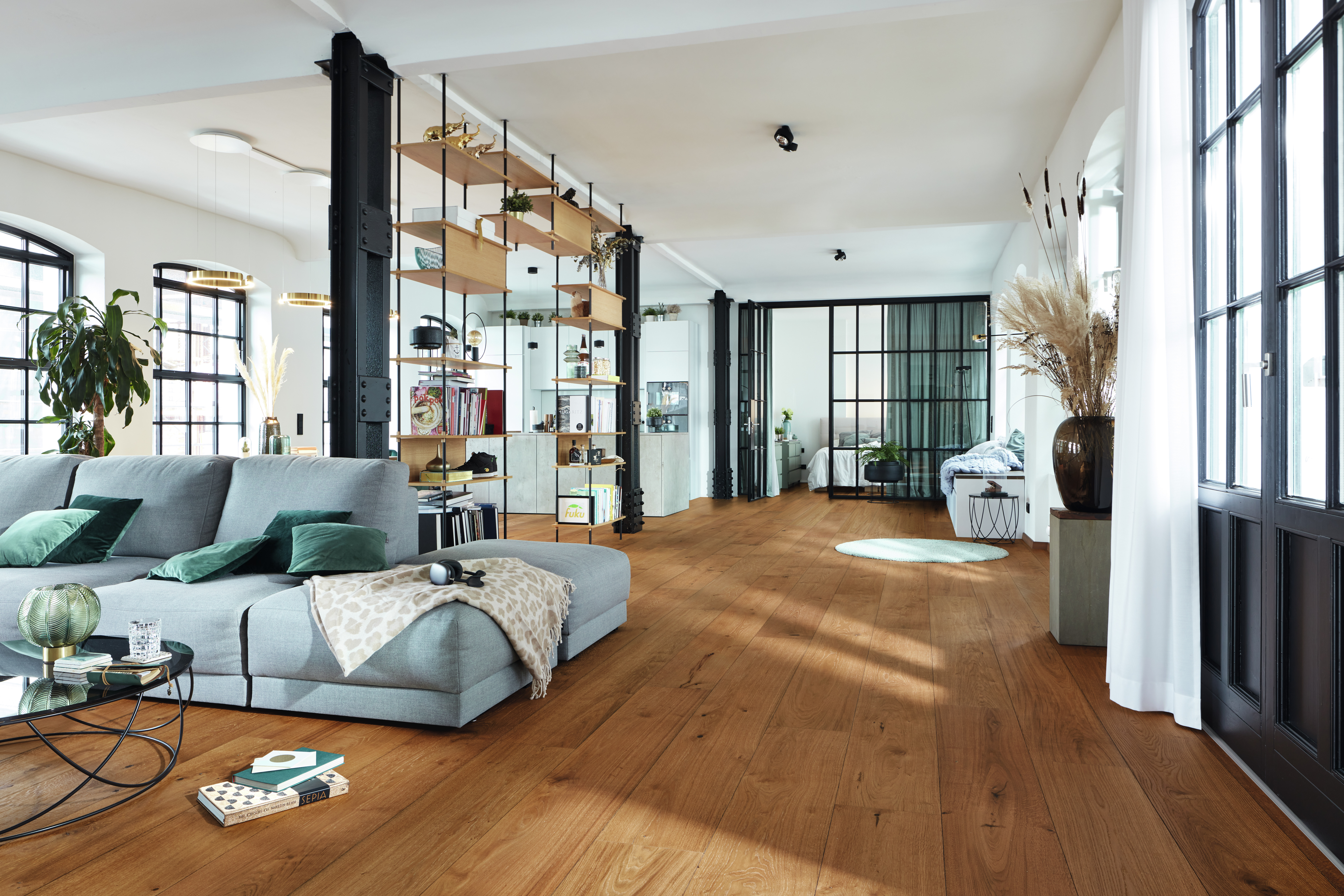 11 mm Lindura-Holzboden HD 400 naturgeölt - Eiche authentic kastanienbraun gebürstet 08911_2 11 mm Lindura-Holzboden HD 400 naturgeölt - Eiche authentic kastanienbraun gebürstet 08911_2