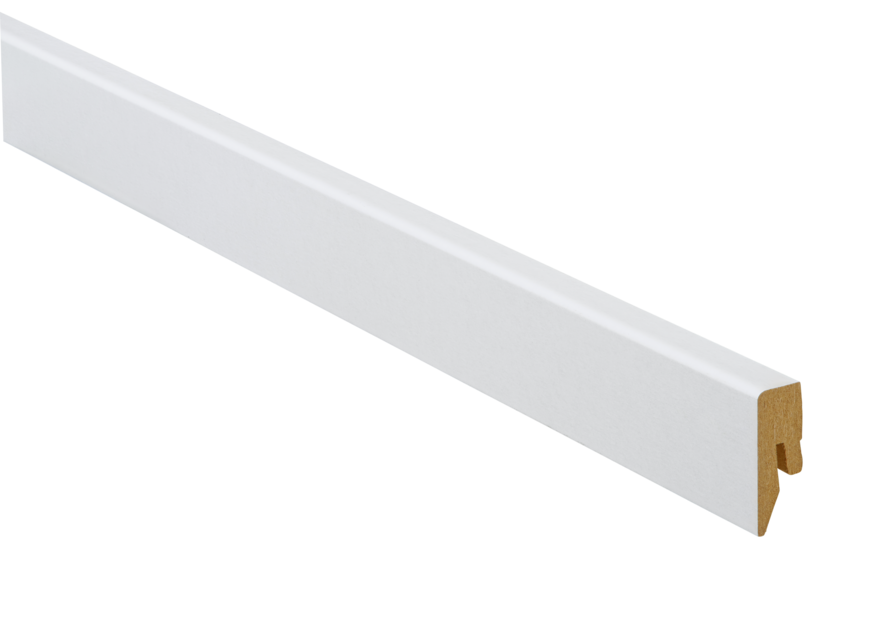 19 x 40 mm ter Hürne Sockelleiste - Kristallweiß_0