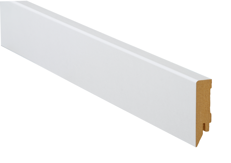 18 x 70 mm ter Hürne Sockelleiste - Kristallweiß_0