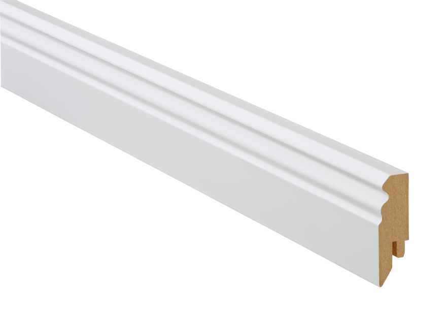 18 x 60 mm ter Hürne Sockelleiste - Kristallweiß_0