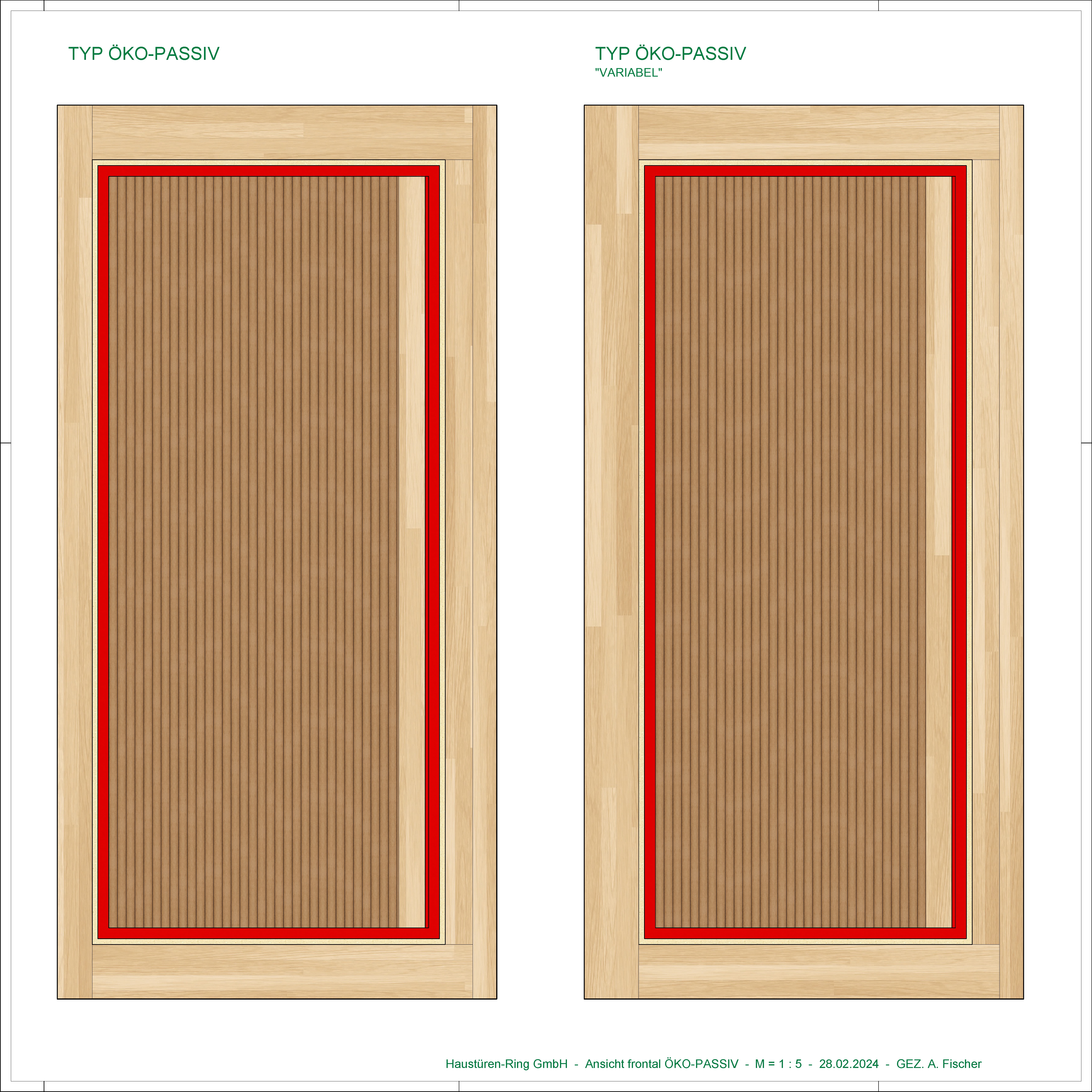 78 mm Haustürrohling Typ Öko Passiv Variabel, Format: 2280 x 1130 mm (2180 x 1060 mm)_0 78 mm Haustürrohling Typ Öko Passiv Variabel, Format: 2280 x 1130 mm (2180 x 1060 mm)_0