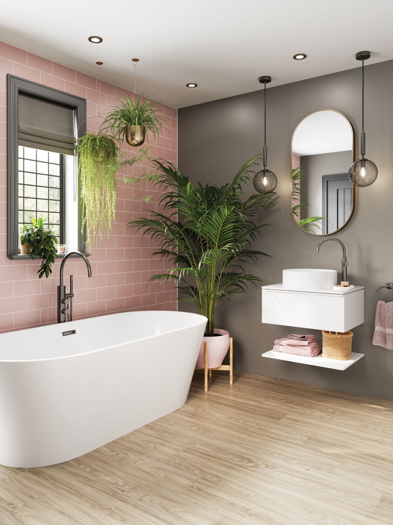 11 mm Multipanel Wandpaneele - Antique Rose MT325M - Metro Tile Kollektion_2