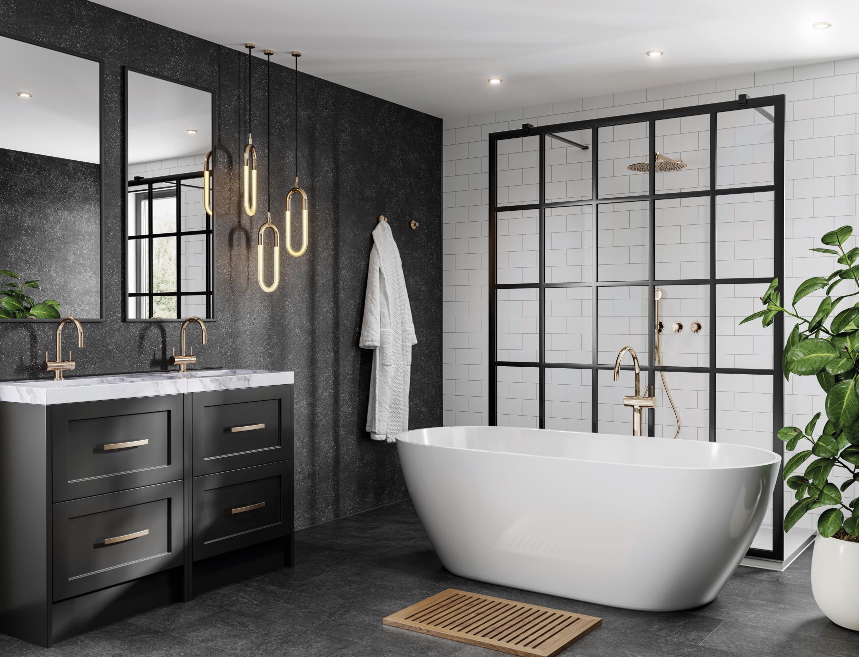 11 mm Multipanel Wandpaneele - Black Mineral MP490 - Pure Kollektion_2
