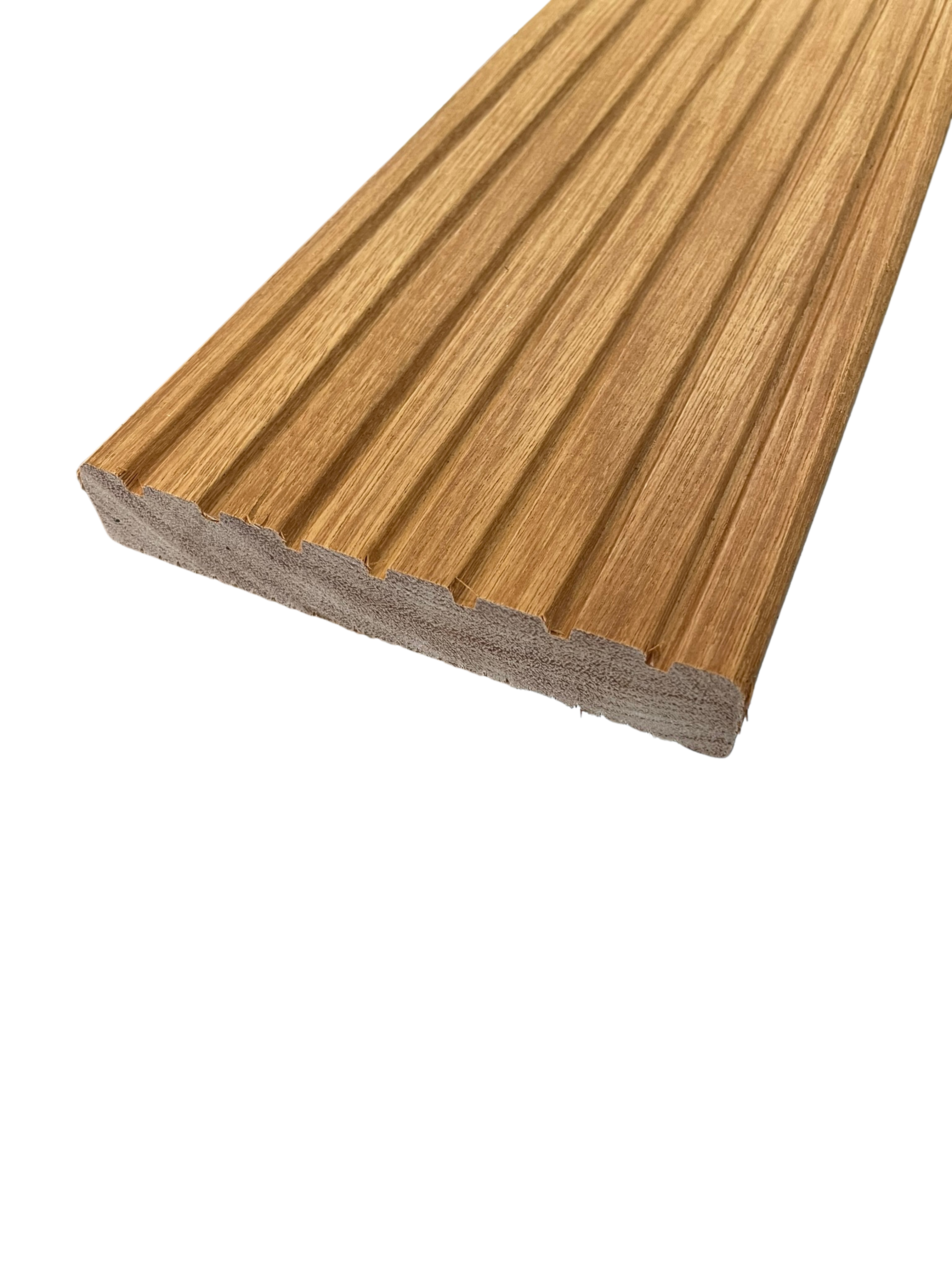 25 x 145 mm Bangkirai Terrassendiele KD - B-WARE!!! 9er Riffelung_0