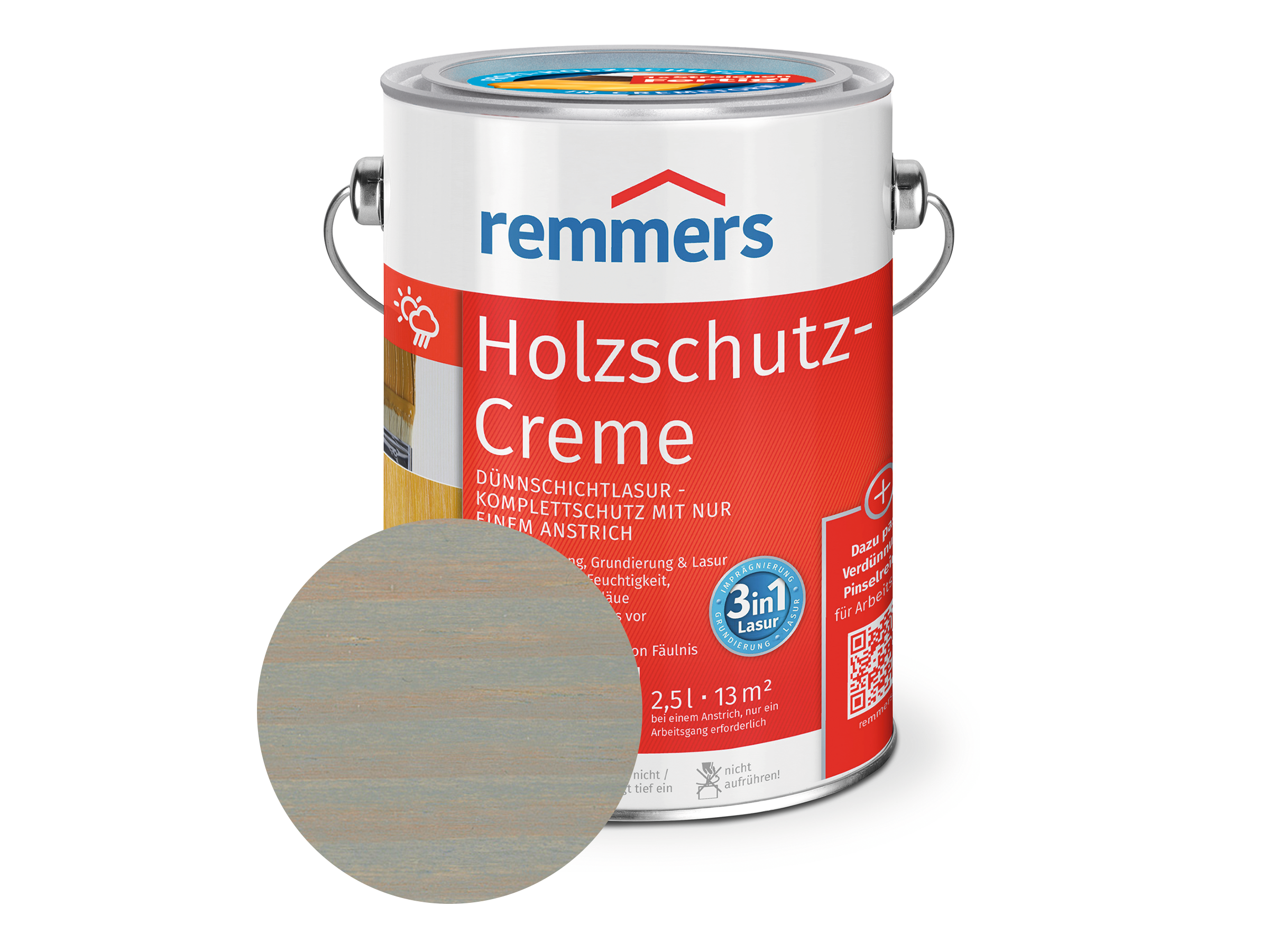 Remmers Holzschutz-Creme - silbergrau_0