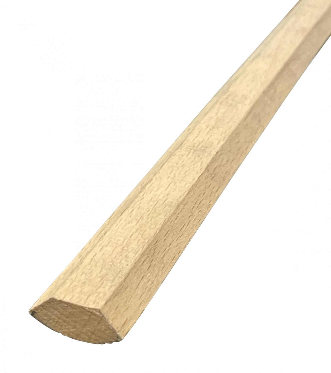 14 x 14 mm Viertelstäbe Buche roh_0
