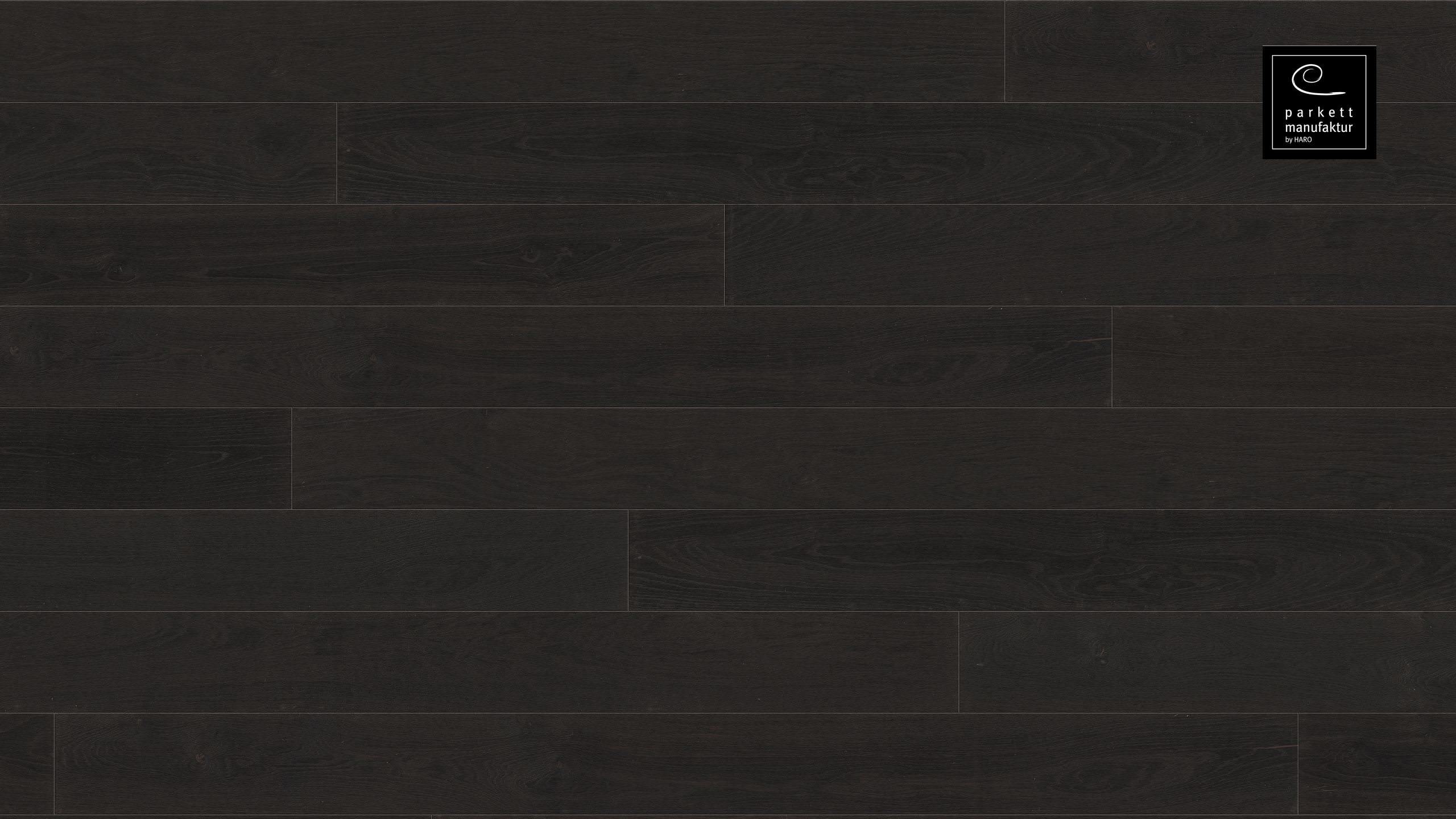 13,5 mm HARO parkettmanufaktur - Eiche carbonschwarz Selectiv, strukturiert 4V_1 13,5 mm HARO parkettmanufaktur - Eiche carbonschwarz Selectiv, strukturiert 4V_1