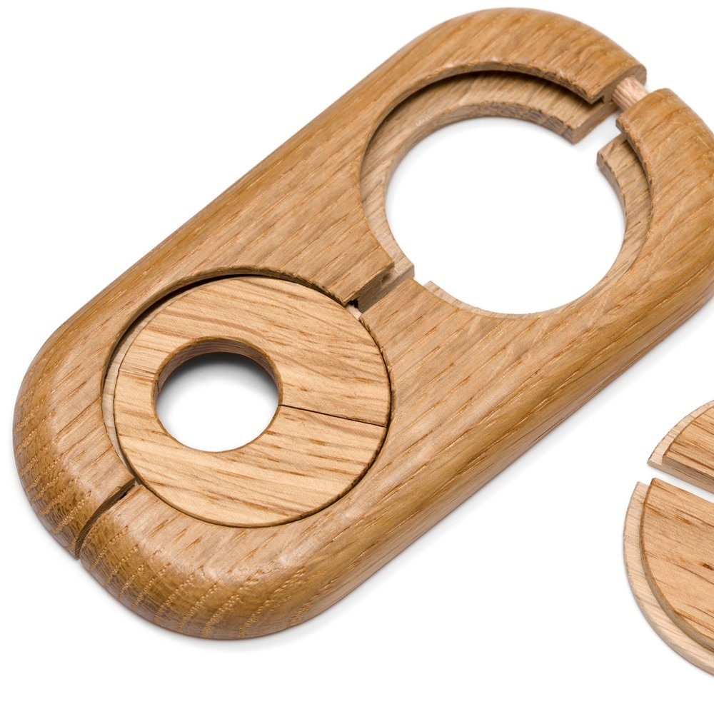 Doppelheizkörperrosette Eiche_0 Doppelheizkörperrosette Eiche_0